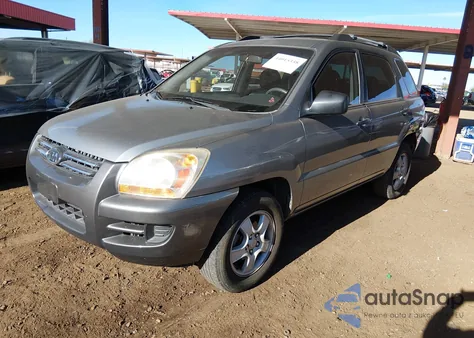 2007 Kia Sportage Lx from USA, damaged, VIN KNDJF724277450309